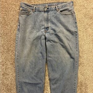 Levis‎ 560 Jeans Mens 42x32 Blue Loose Tapered High Rise Light Wash Denim